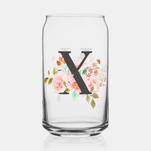 Letter X Can Glass