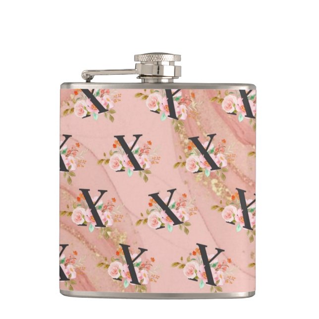 Letter X Hip Flask (Front)