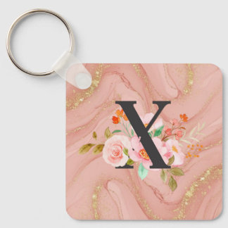 Letter X Key Ring