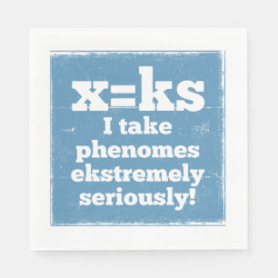 letter x phenome ks sound phonics napkin