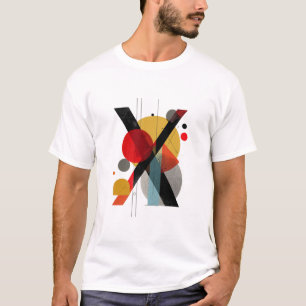 Letter X – Swiss-Modern Geometric Monogram  T-Shirt