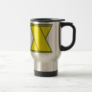letter x travel mug