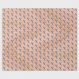 Letter X Wrapping Paper