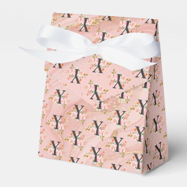Letter Y Favour Box (Front Side)