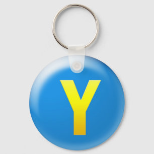 Letter Y Key Ring