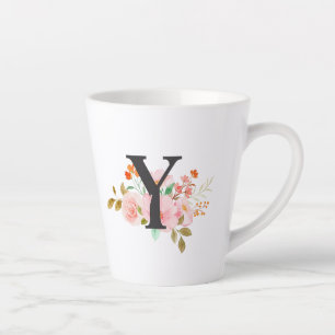 Letter Y Latte Mug