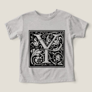 Letter Y Mediaeval Monogram Art Nouveau