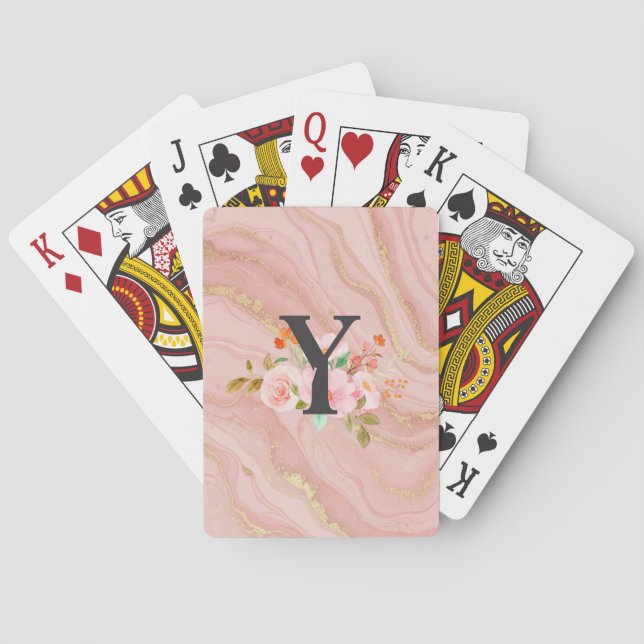 Letter Y Playing Cards (Back)