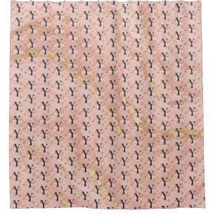 Letter Y Shower Curtain