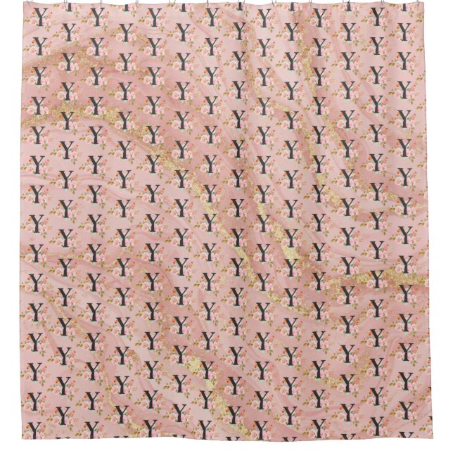 Letter Y Shower Curtain (Front)