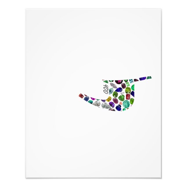 Letter 'YOD' Photo Print (Front)