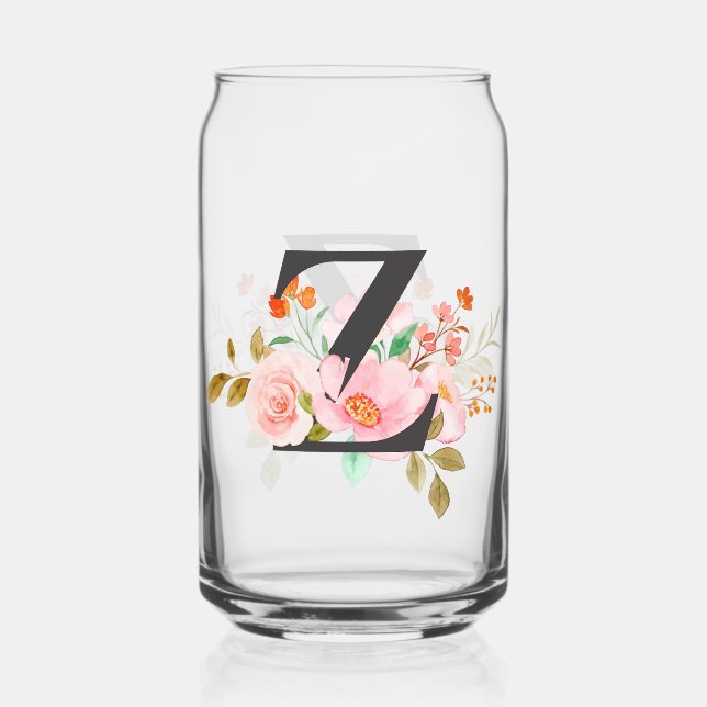 Letter Z Can Glass (Front)
