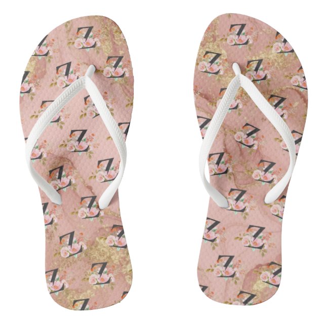 Letter Z Jandals (Footbed)