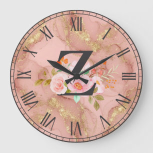 Letter Z Large Clock