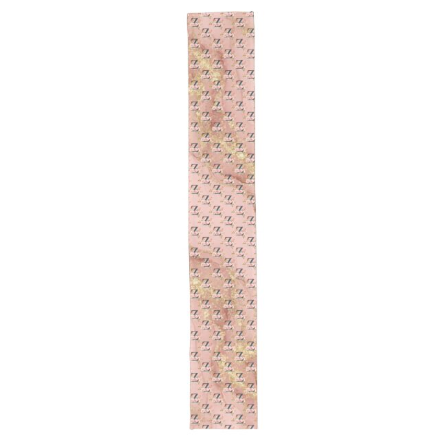 Letter Z Long Table Runner (Front)
