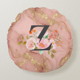 Letter Z Round Cushion