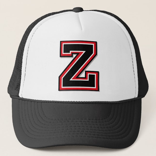 Letter Z Trucker Hat (Front)