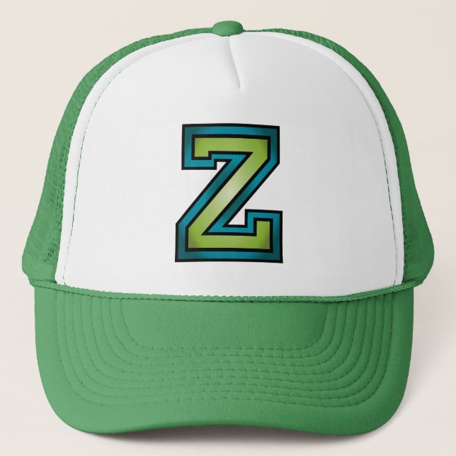 Letter Z Trucker Hat (Front)