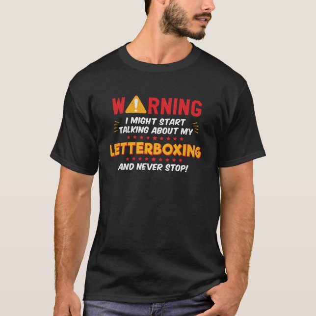 Letterboxing Joke Graphic T-Shirt (Front)