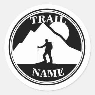 Letterboxing Trail Name Stickers