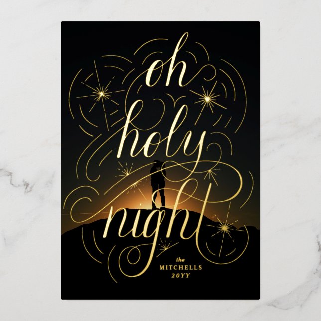 Lettered Oh Holy Night (Front)