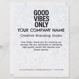 Letterhead Business Company Custom Stationery
