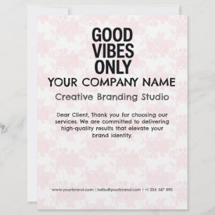 Letterhead Business Company Custom Stationery