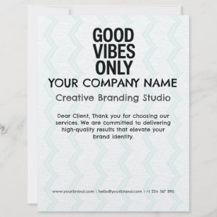 Letterhead Business Company Custom Stationery