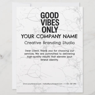 Letterhead Business Company Custom Stationery