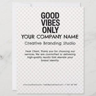 Letterhead Business Company Custom Stationery