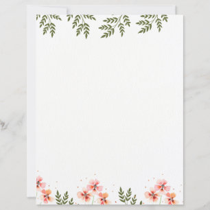 Letterhead for prints