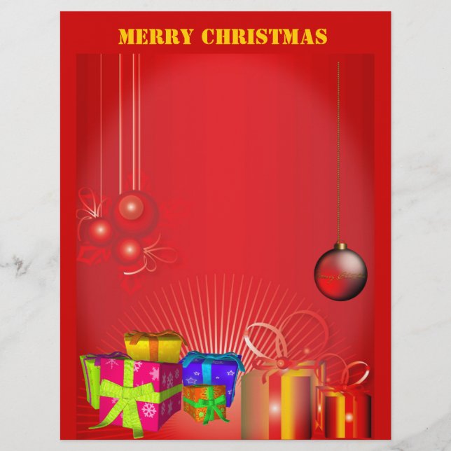 Letterhead Merry Christmas (Front)