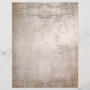 Letterhead Old Paper Gold Pearl