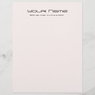 Letterhead Stationery Basic Paper/ Pearl