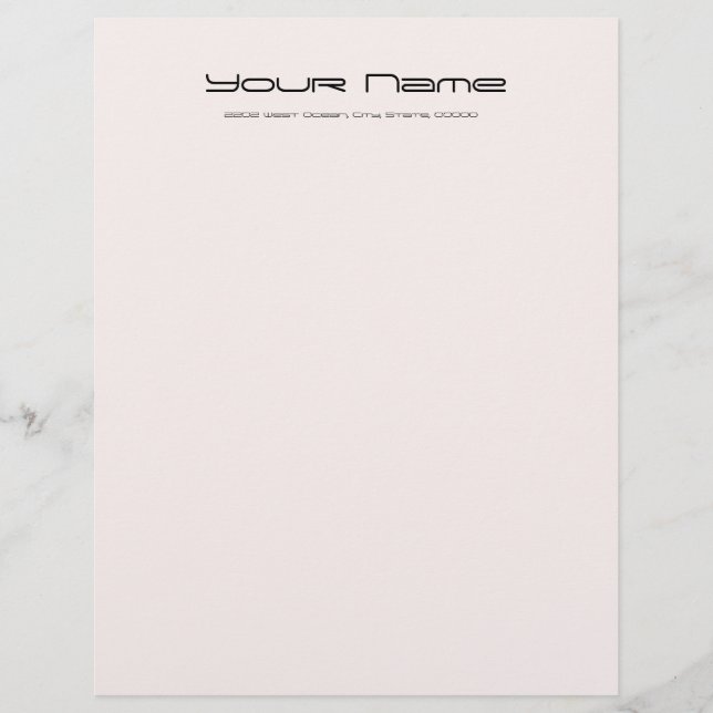 Letterhead Stationery Basic Paper/ Pearl (Front)