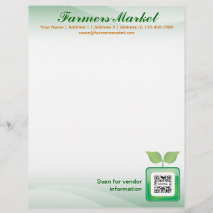 Letterhead Template Farmer's Market