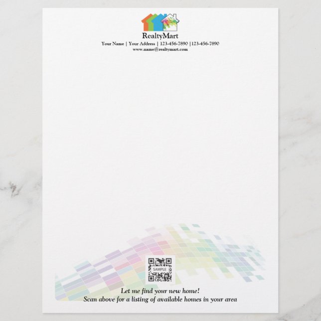 Letterhead Template House Real Estate (Front)
