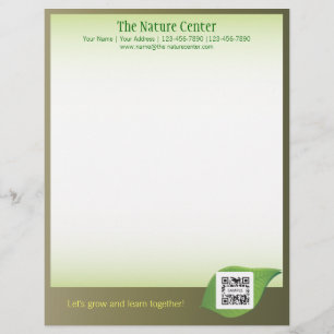 Letterhead Template Nature Centre