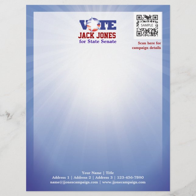 Letterhead Template Vote (Front)
