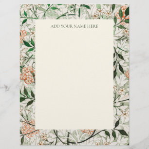 LETTERHEAD : WILLIAM MORRIS : "JASMINE"