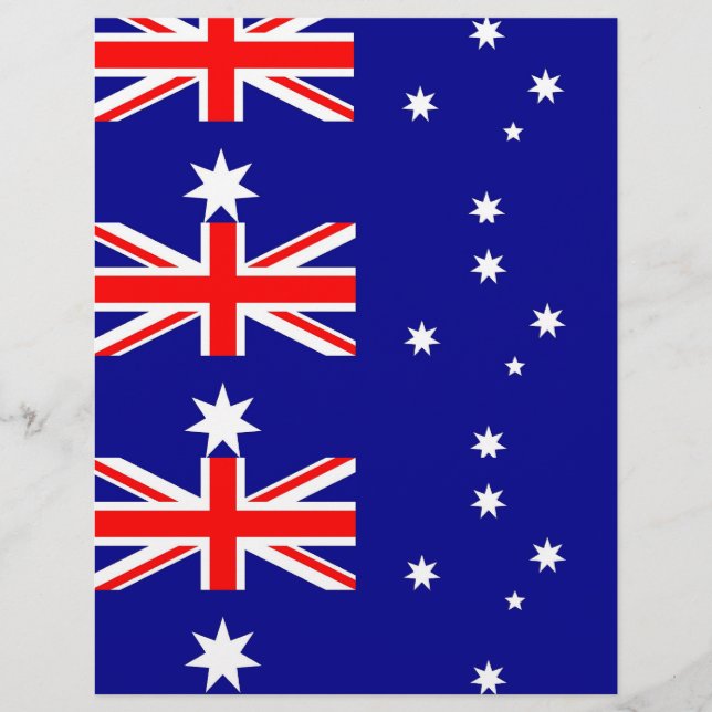 Letterhead with Flag of Australia (Front)