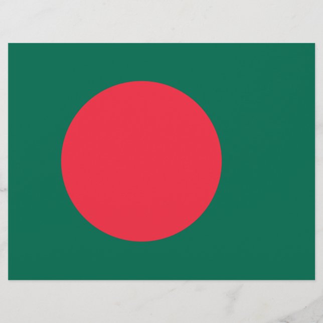 Letterhead with Flag of Bangladesh (Front)