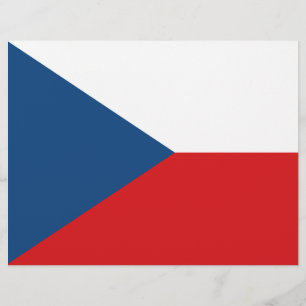 Letterhead with Flag of Czechia
