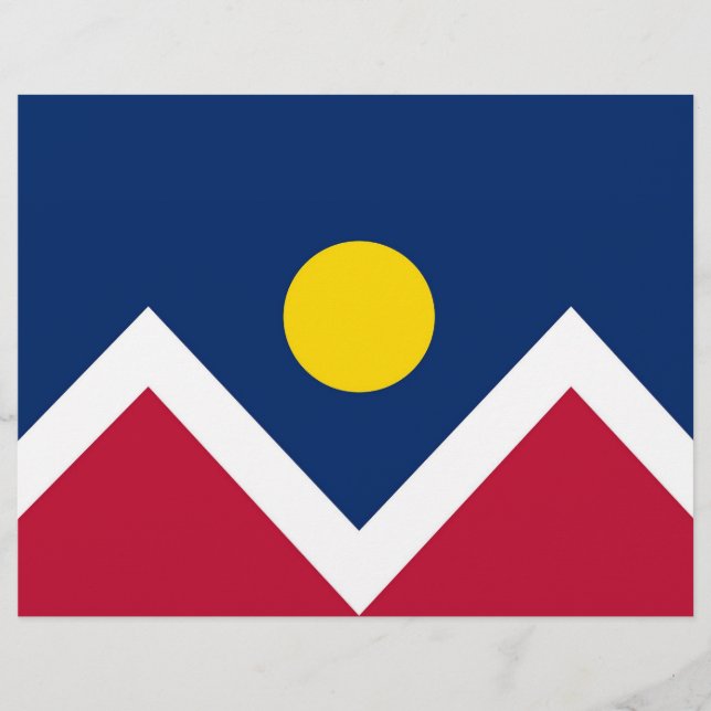 Letterhead with Flag of Denver, Colorado (Front)