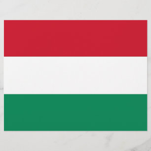 Letterhead with Flag of Hungary