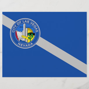 Letterhead with Flag of Las Vegas, Nevada, USA
