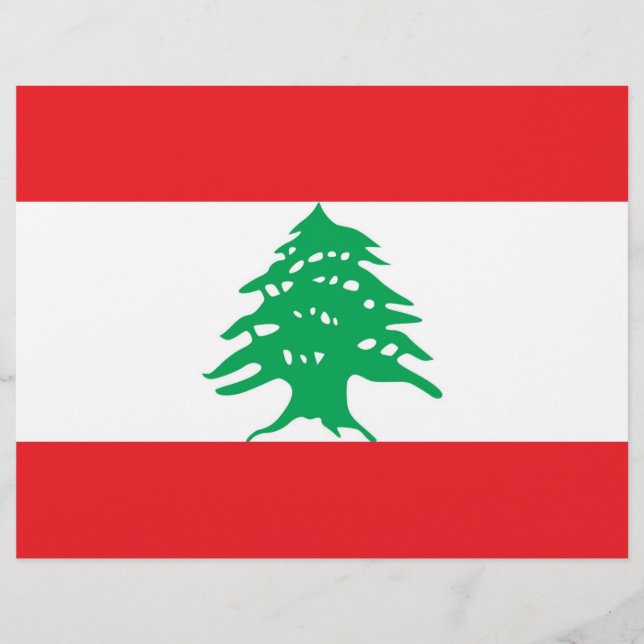 Letterhead with Flag of Lebanon (Front)