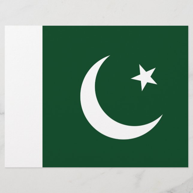 Letterhead with Flag of Pakistan (Front)