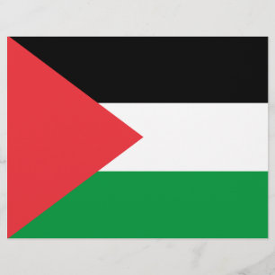 Letterhead with Flag of Palestine