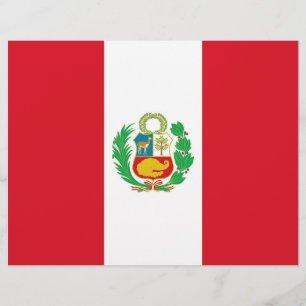 Letterhead with Flag of Peru